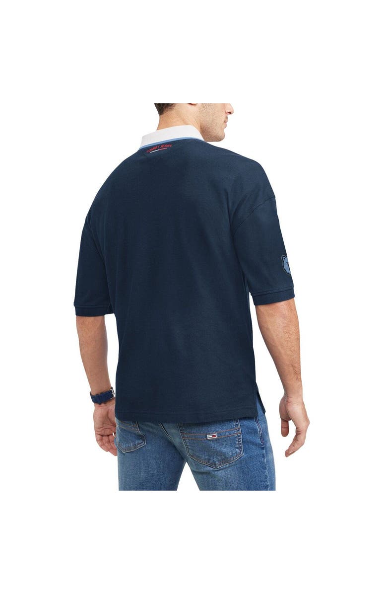 TOMMY JEANS Men's Tommy Jeans Navy Memphis Grizzlies Stanley Pique Polo, Alternate, color, Navy