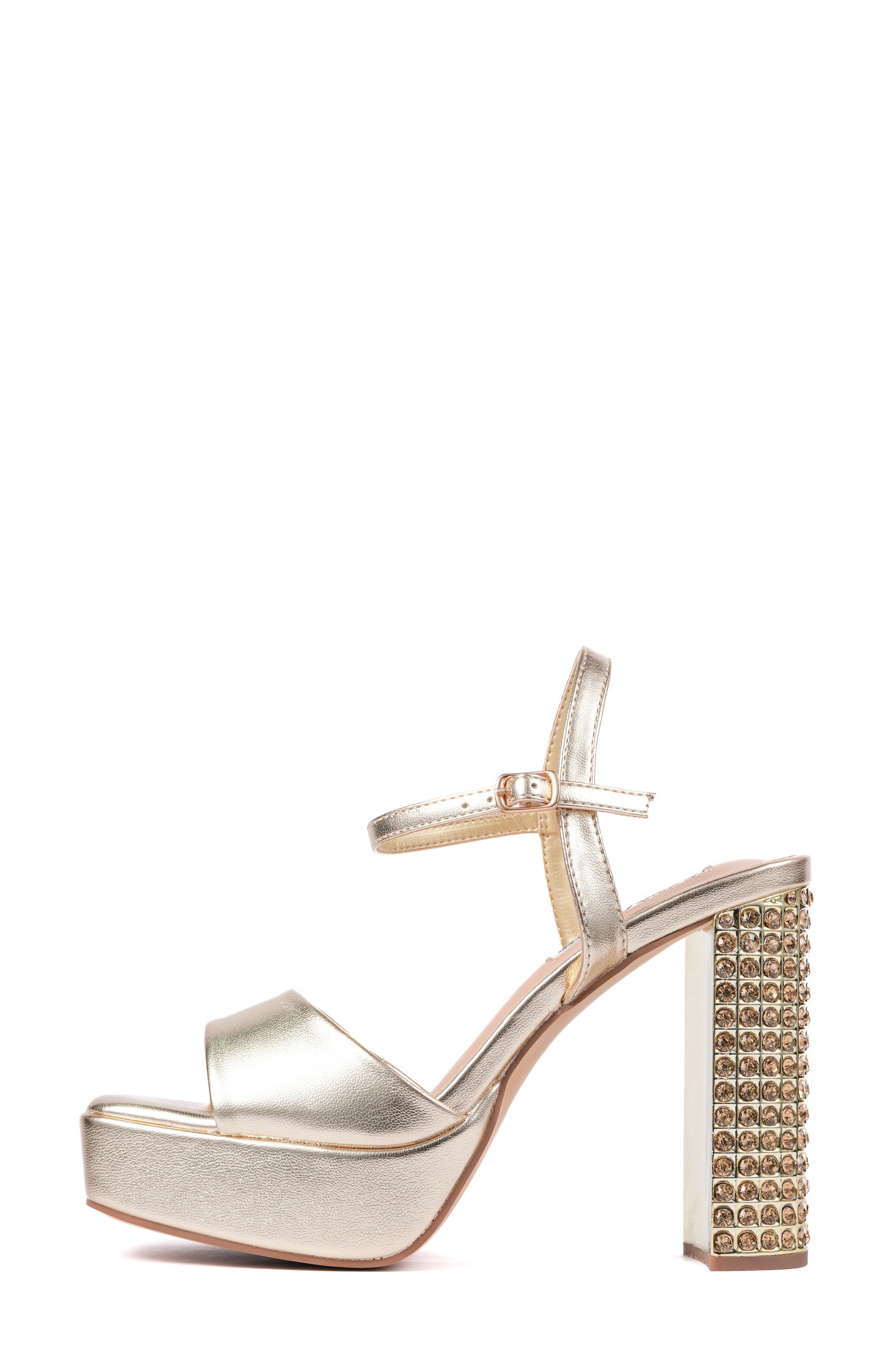 Pretty Sandal, Alternate, color, GOLD