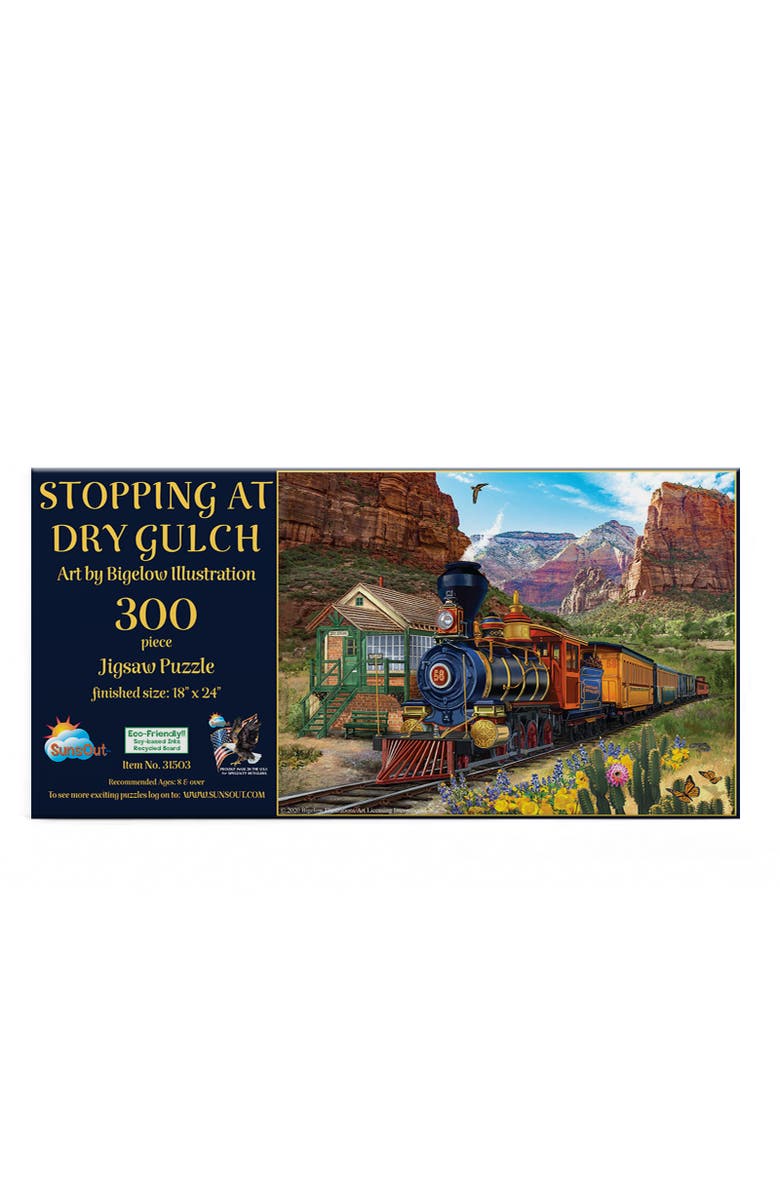Sunsout Stopping at Dry Gulch 300 piece Jigsaw Puzzle for Adults, Alternate, color, Multicolor
