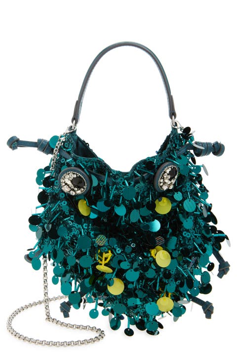 Beetle Sequin Crossbody