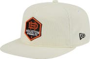 New Era Men's New Era  Cream Houston Dynamo FC 2025 Kickoff Snapback Golfer Hat