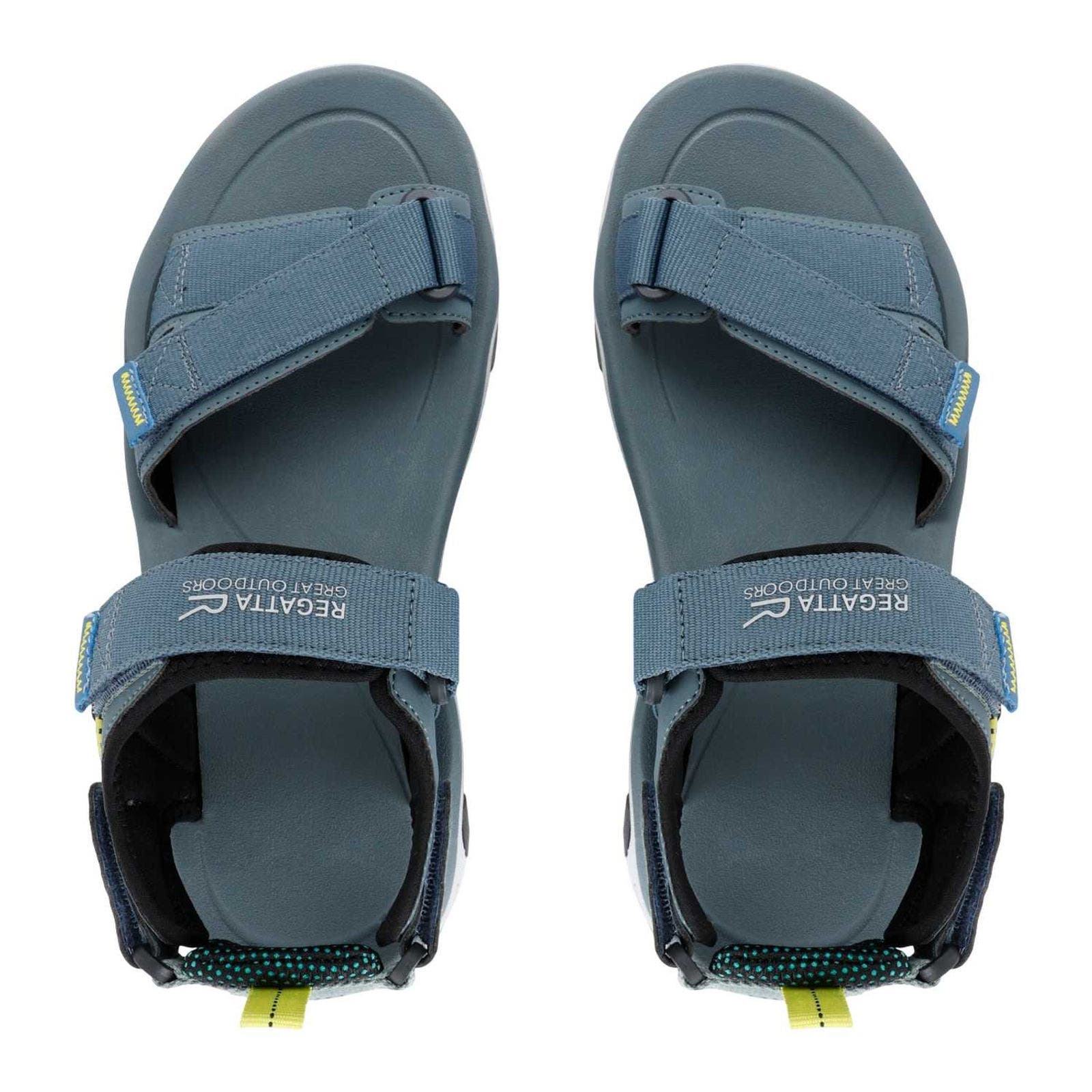 Blaze Sandals, Alternate, color, Gray and Wild Lime