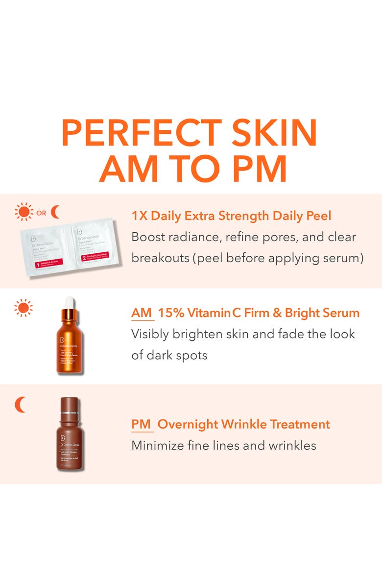 Dr. Dennis Gross Skincare AM/PM Gold Standard Kit (Limited Edition) USD $184 Value, Alternate, color, 