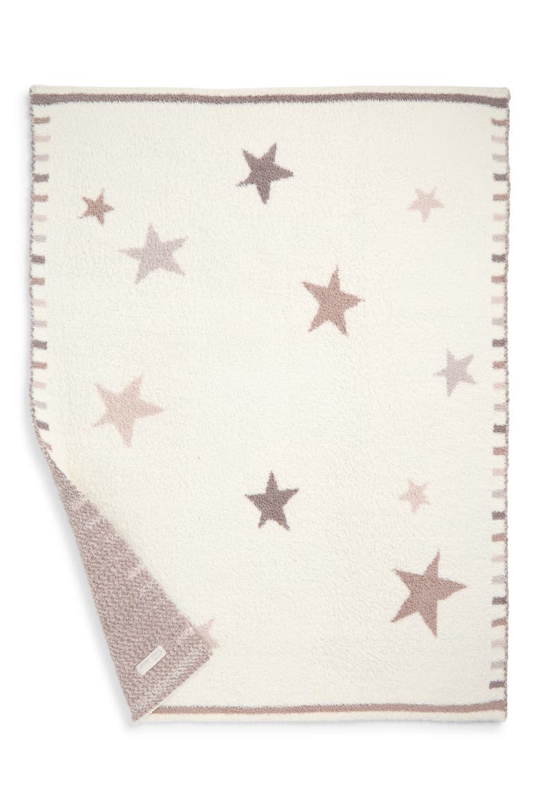 Star Jacquard CozyChic® Stroller Blanket, Main, color, STONE MULTI