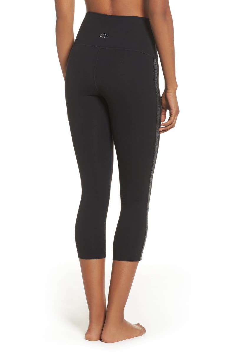 Beyond Yoga Fit & Trim High Waist Capri Leggings, Alternate, color,