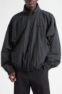 Balenciaga Loop Sports Icon Micro Tartan Technical Cotton Track Jacket