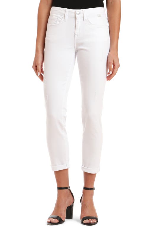 Mavi Jeans Ada Distressed Skinny Jeans in White Ripped Str  product