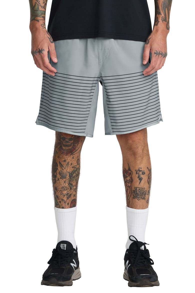 Yogger Stretch Shorts, Main, color, LEAD