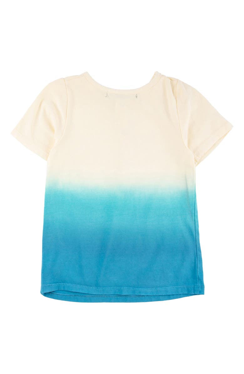 Miki Miette Kids' Pauli Ombré Short Sleeve Henley, Alternate, color, 