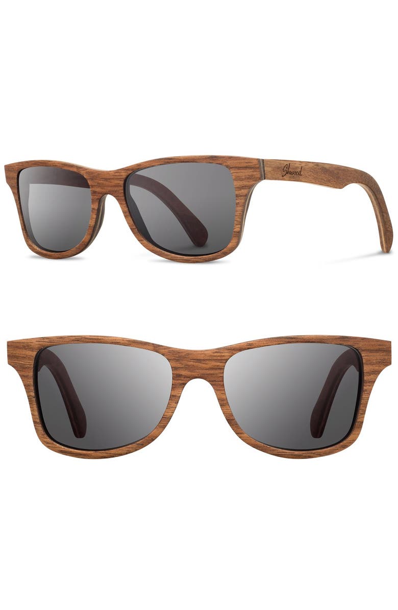 Shwood 'Canby' 54mm Wood Sunglasses, Main, color,