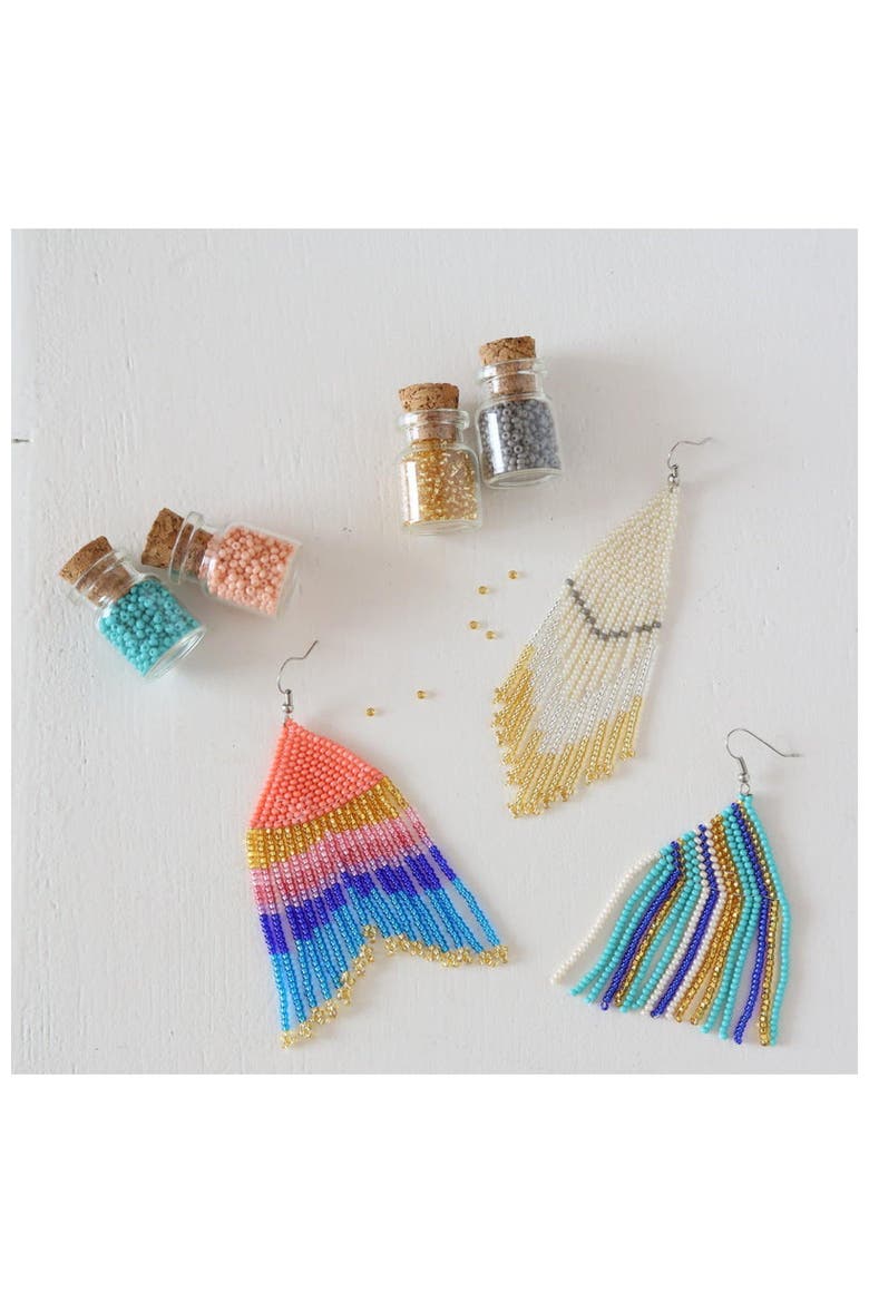 Mermaid Embera Earrings, Alternate, color, Mermaid