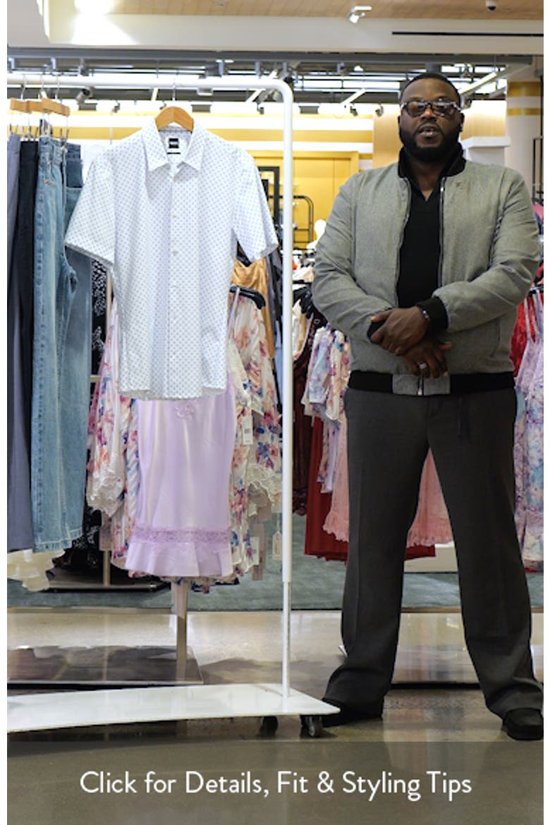 Roan Ken Slim Fit Short Sleeve Button-Up Shirt video