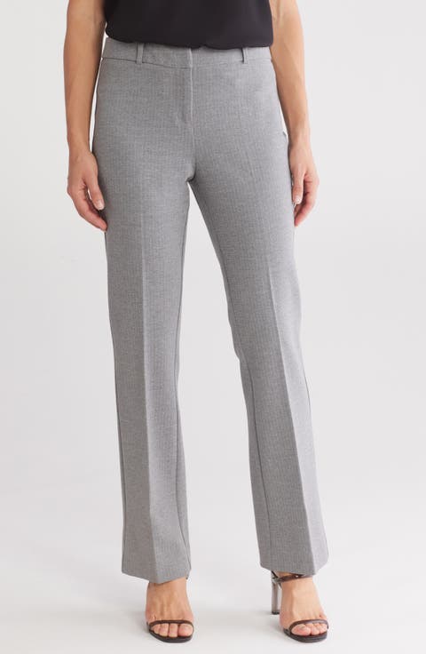 Pinstripe Slim Knit Pants