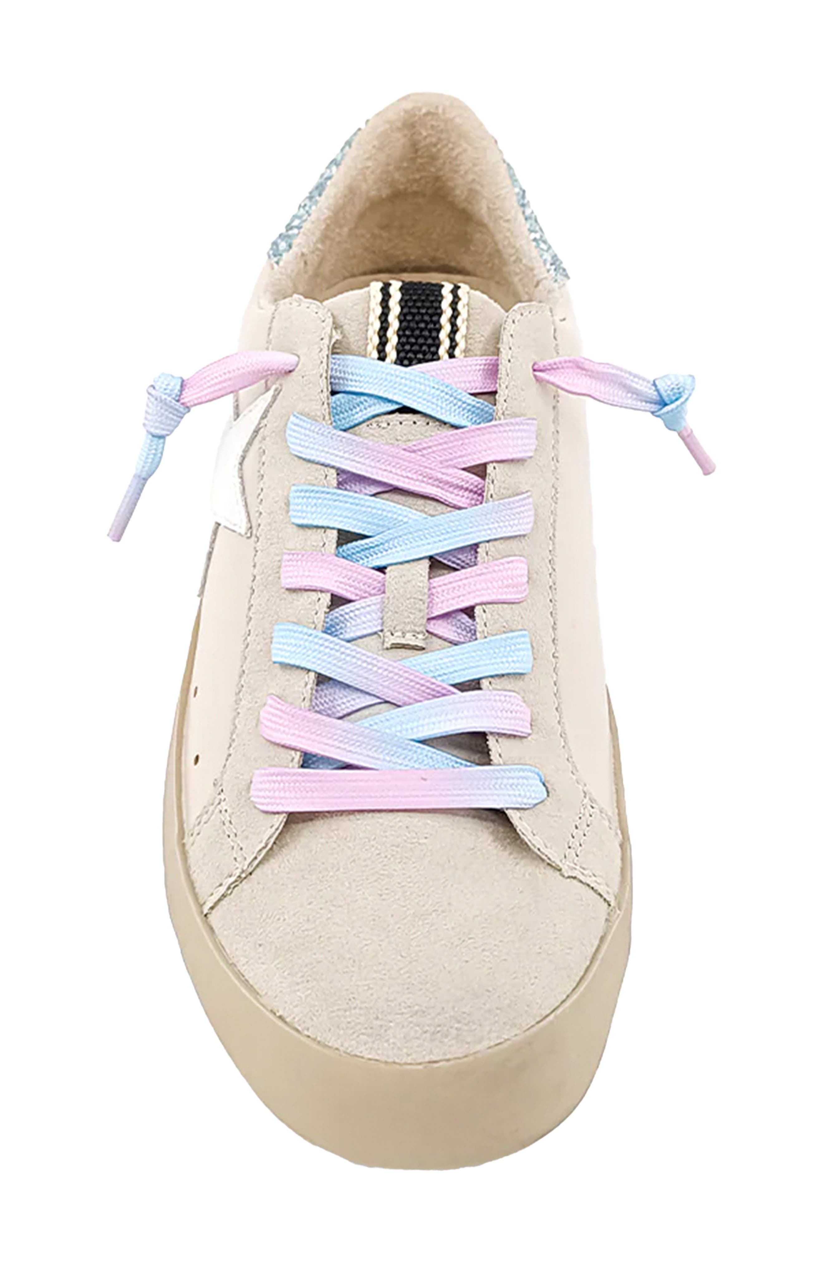 SHUSHOP Paula Low Top Sneaker, Alternate, color, Champagne
