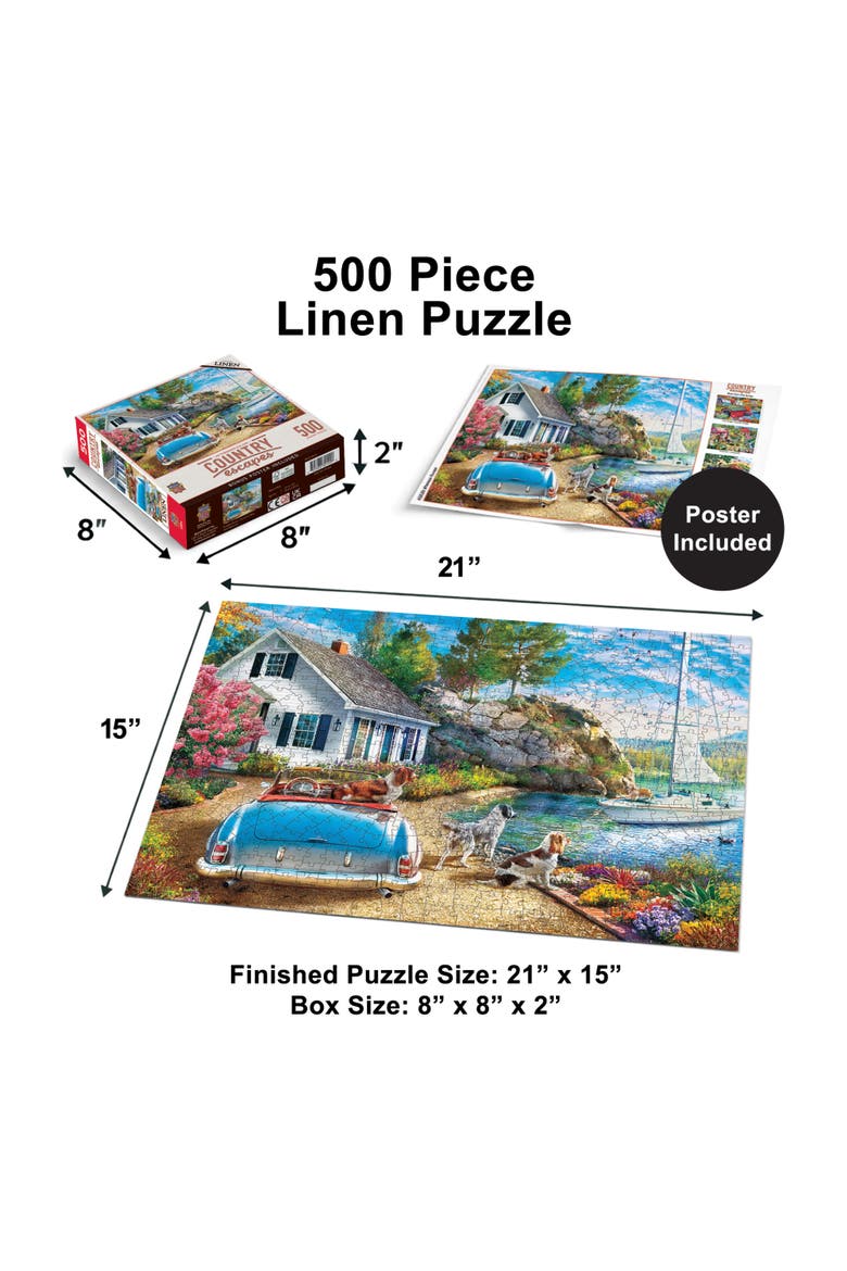 Afternoon Escape 500 Piece Jigsaw Puzzle, Alternate, color, Multicolor