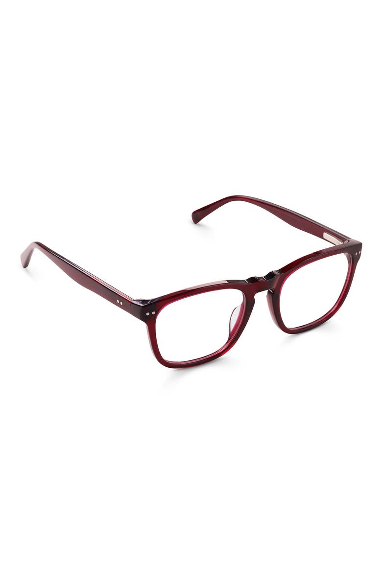 New Sport 52mm Rectangular Reading Glasses, Alternate, color, DEEP RED CRYSTAL