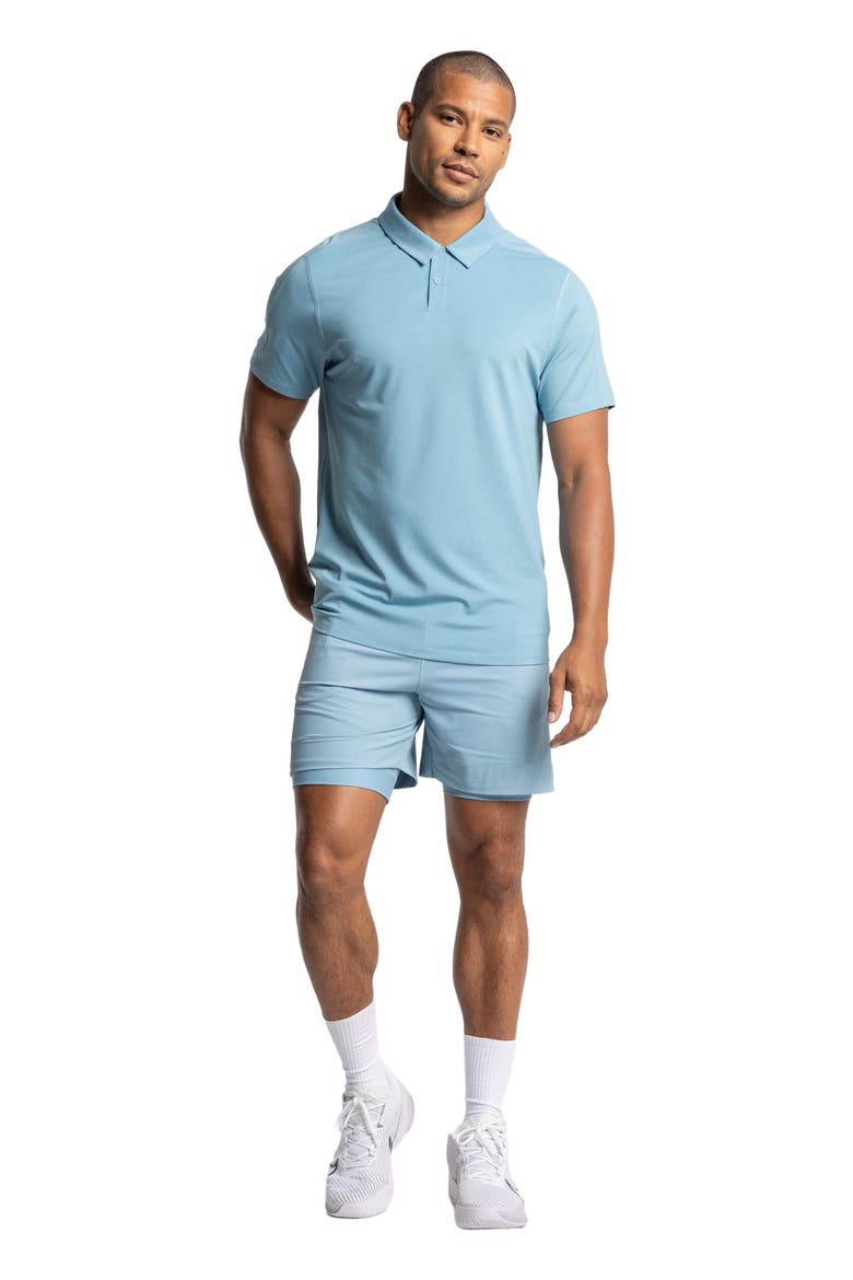 Drive Pickleball Polo, Main, color, Glacier