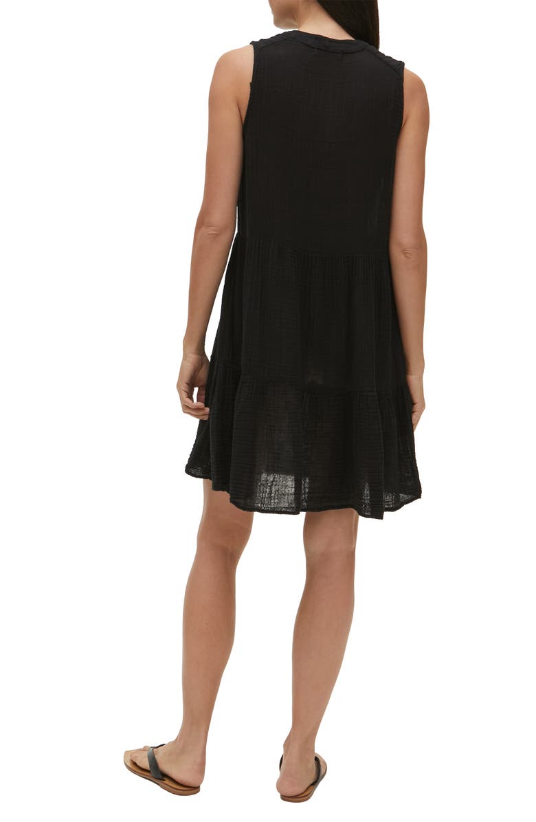 Michael Stars Daisy Cotton Gauze Babydoll Dress, Alternate, color,
