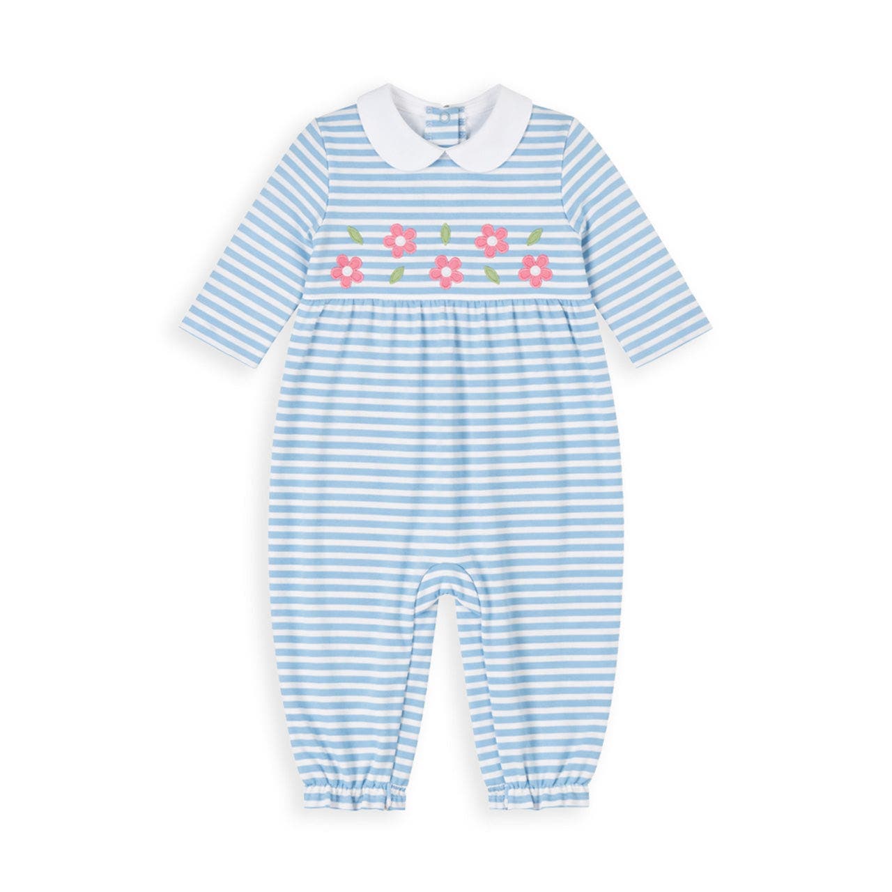 selected Medium Blue & White Stripe