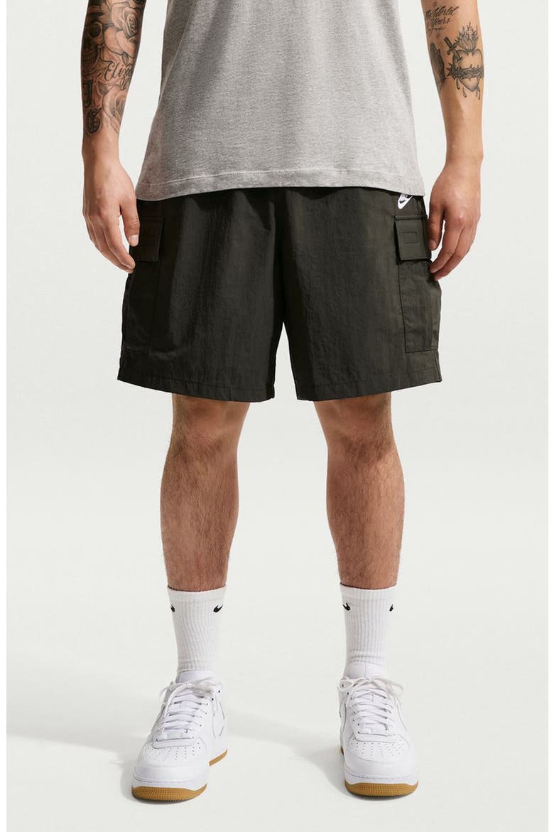 Club Utility Shorts, Main, color, SEQUOIA/ WHITE