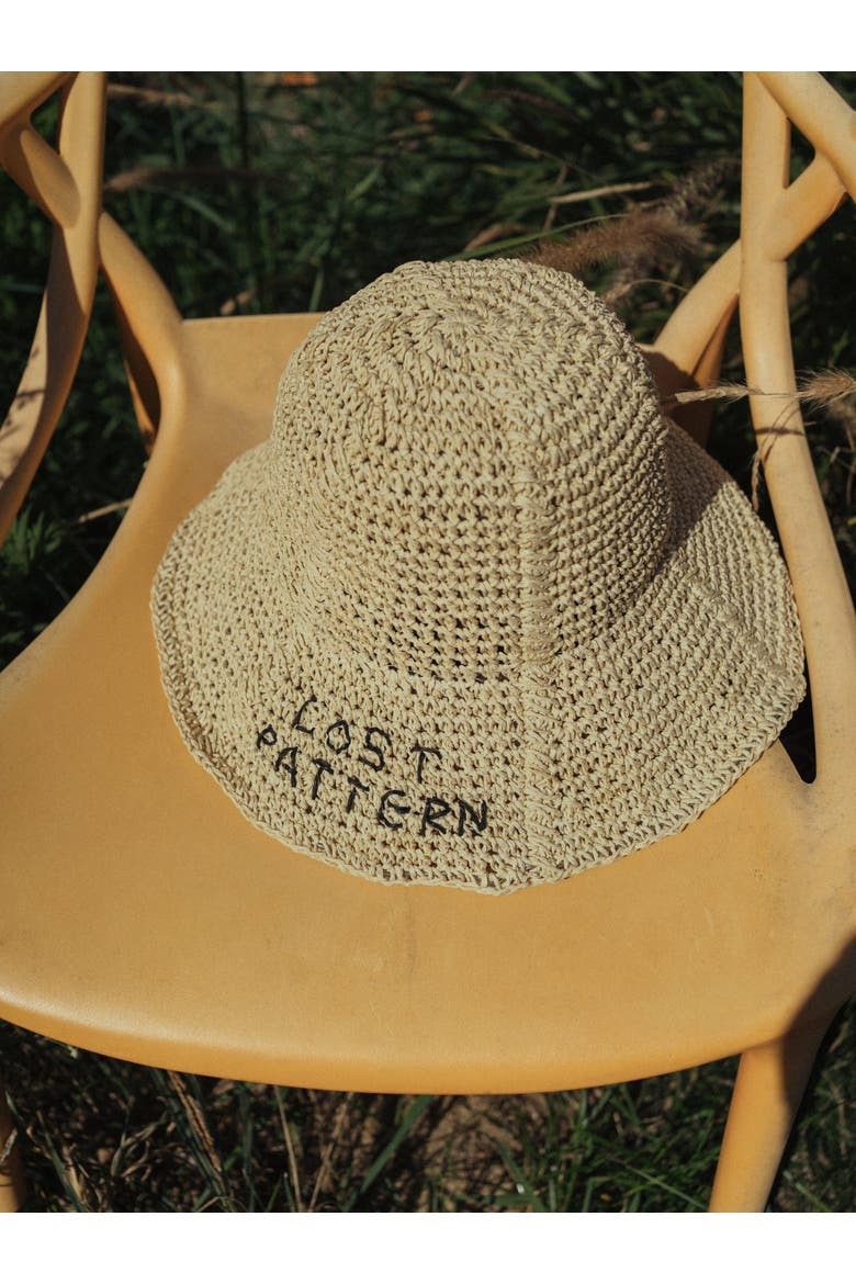 "Wanderlight" Packable Straw Hat, Alternate, color, Khaki