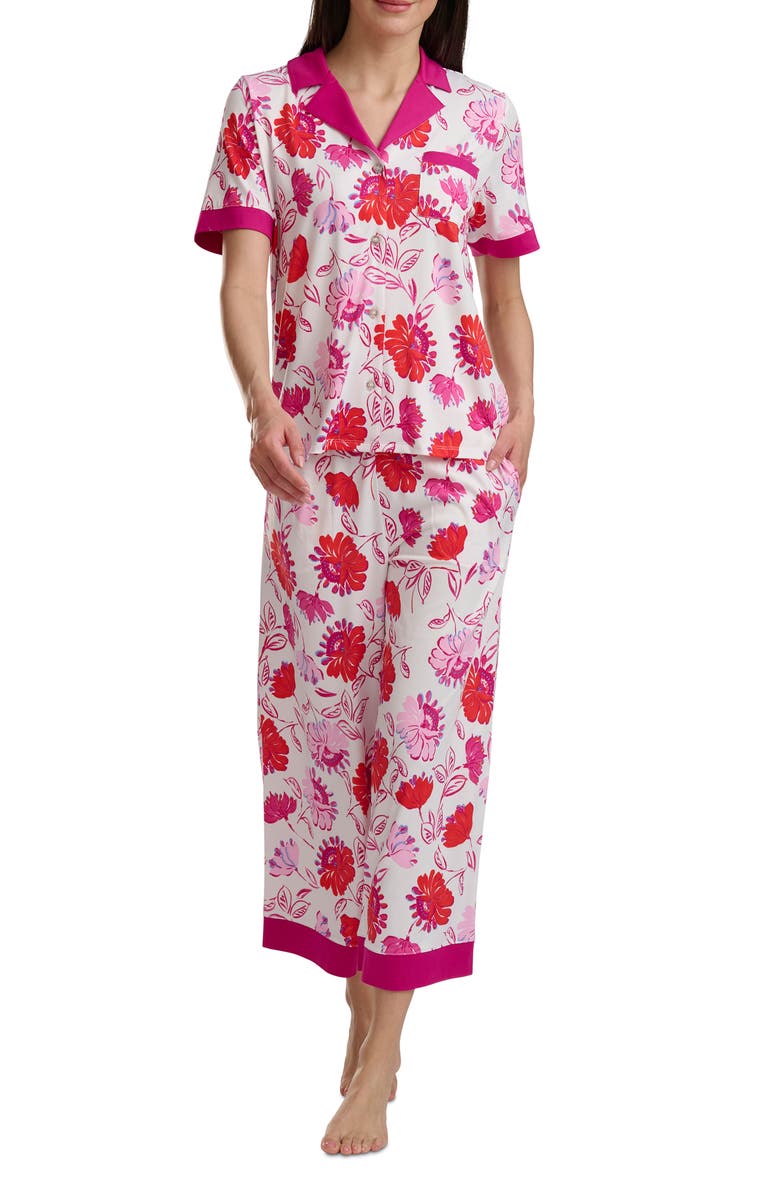 Splendid Jersey Pajamas, Alternate, color, Bright Pop Floral