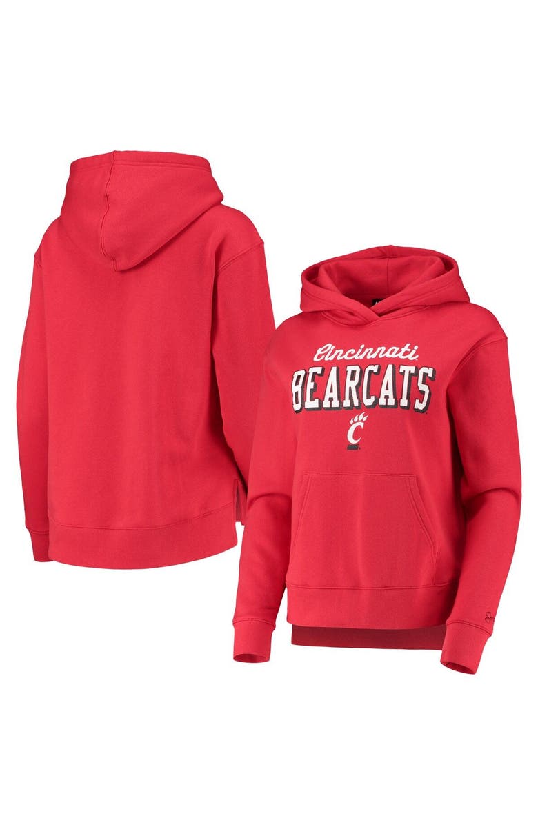 Under Armour Women's Under Armour Red Cincinnati Bearcats Cincy All Day Fleece Pullover Hoodie, Alternate, color, Red