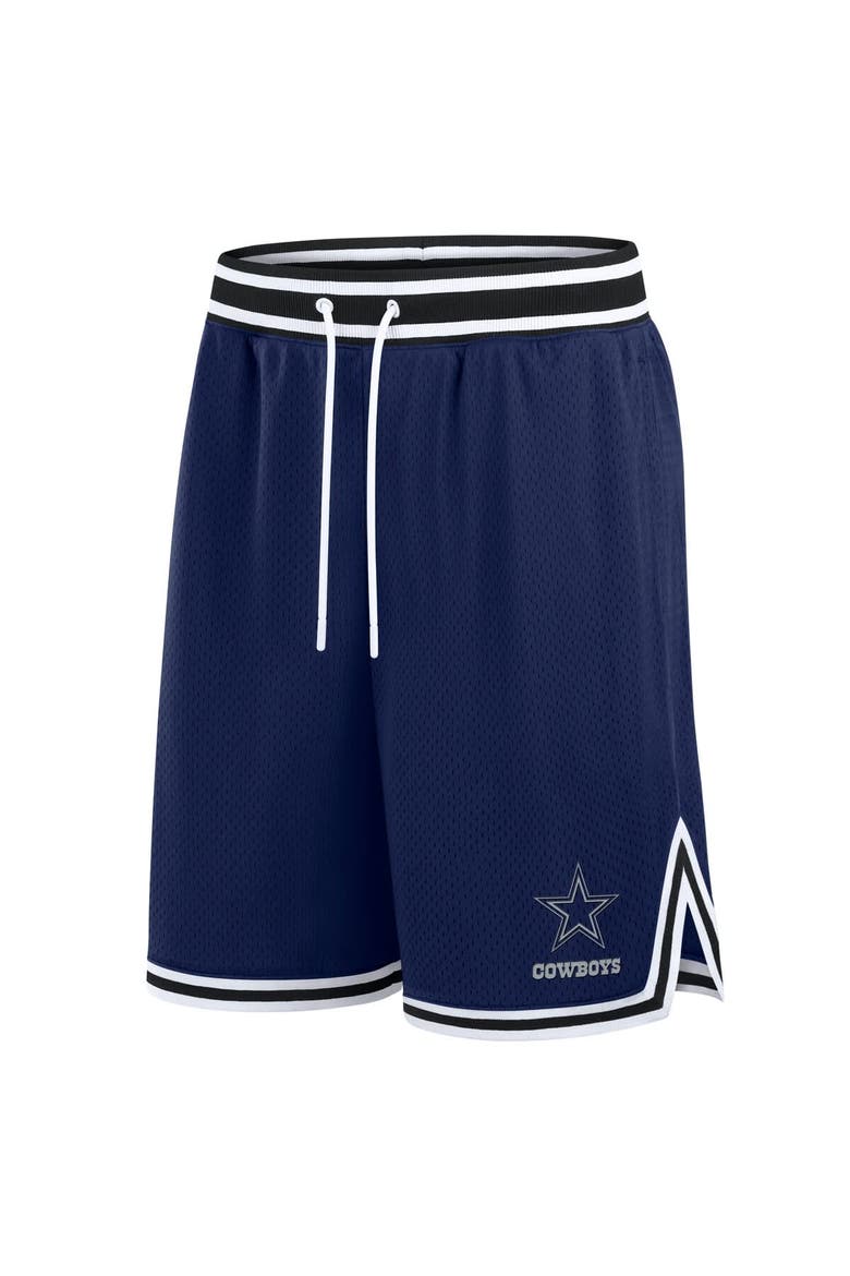 Men's Fanatics Navy Dallas Cowboys Elements Future Ground Mesh Shorts, Alternate, color, Navy