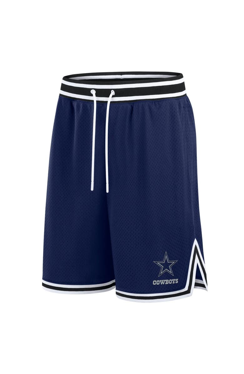 FANATICS Men's Fanatics Navy Dallas Cowboys Elements Future Ground Mesh Shorts, Alternate, color, Navy