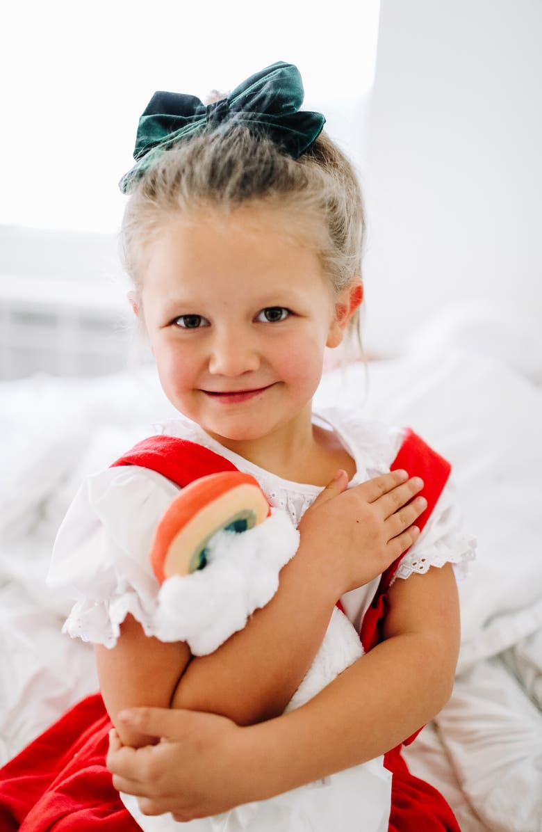 Lucy Darling Little Rainbow Lovey & Soother Blanket, Alternate, color, White