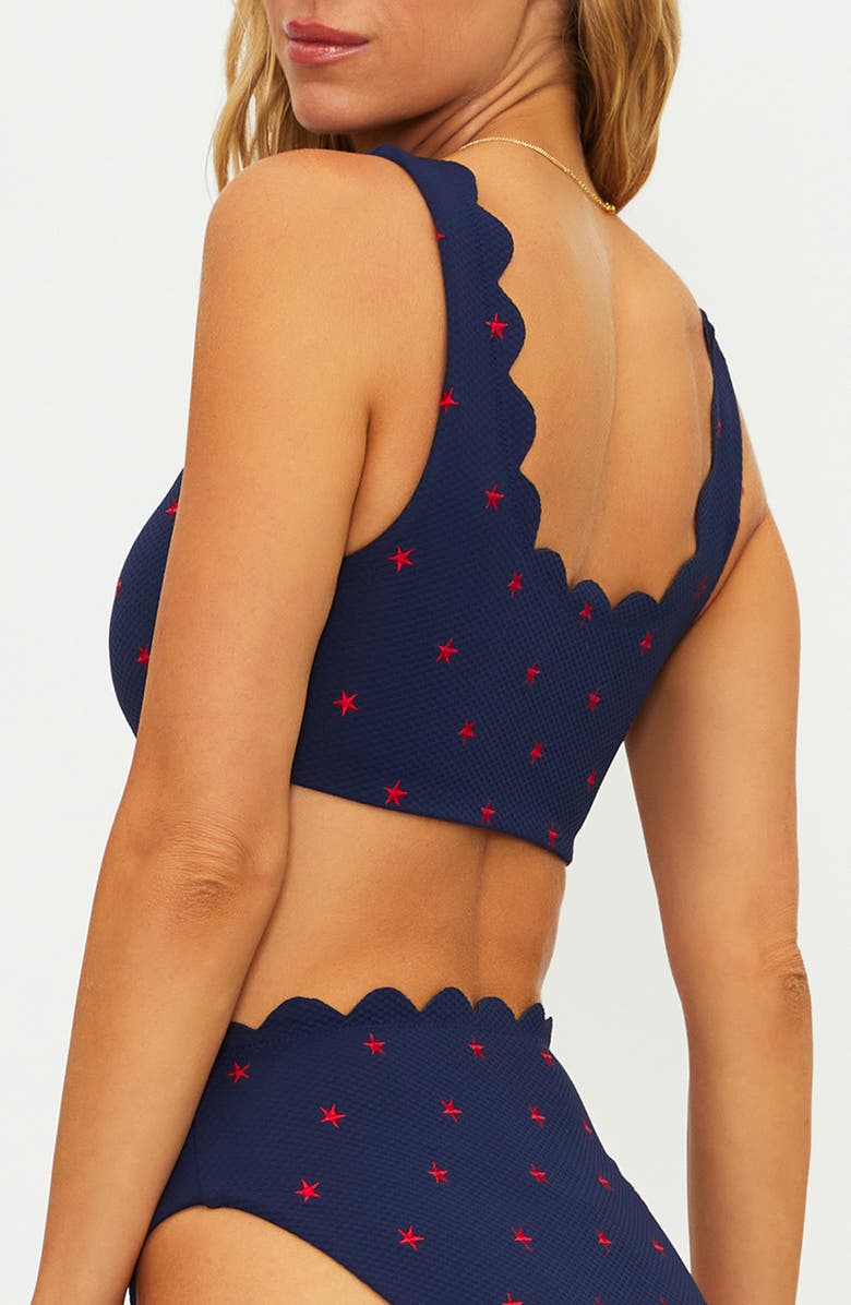 Beach Riot Madison Bikini Top, Alternate, color, Star Spangled Seas