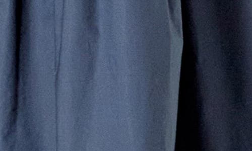 English Factory Puff Sleeve Tiered Maxi Dress In Navy