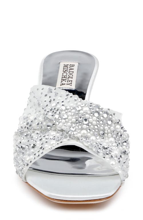 BADGLEY MISCHKA BADGLEY MISCHKA COLLECTION BRANDY SLIDE SANDAL 