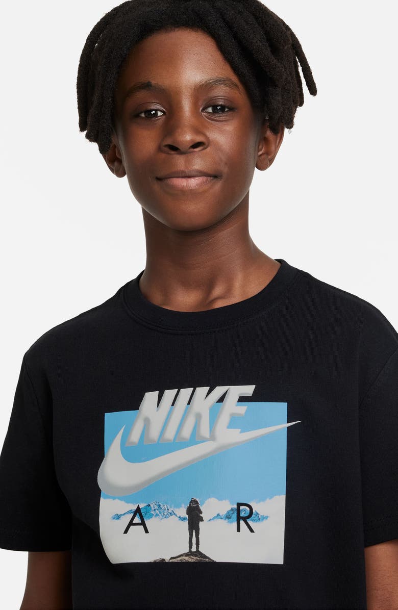 Nike Kids' Sportswear Cotton Graphic T-Shirt, Alternate, color, 