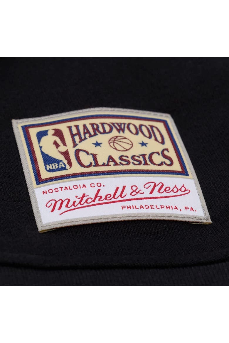 Women's Mitchell & Ness  Black Denver Nuggets Hardwood Classics Script Lightweight Sweatshirt, Alternate, color, Black