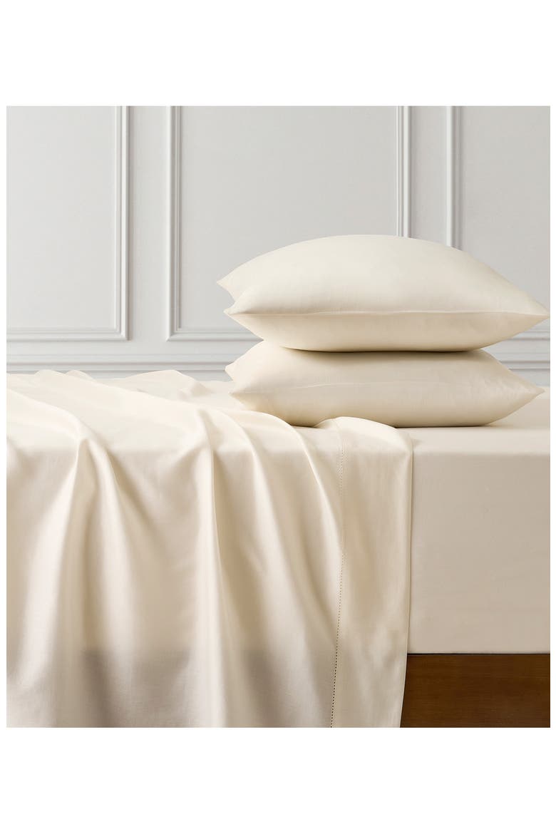 Ladder Stitch 300 Thread Count Sheet Set, Alternate, color, IVORY