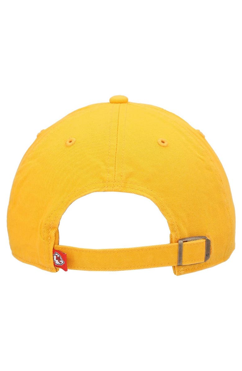 '47 Men's '47 Gold Kansas City Chiefs Clean Up Script Adjustable Hat, Alternate, color, Gold