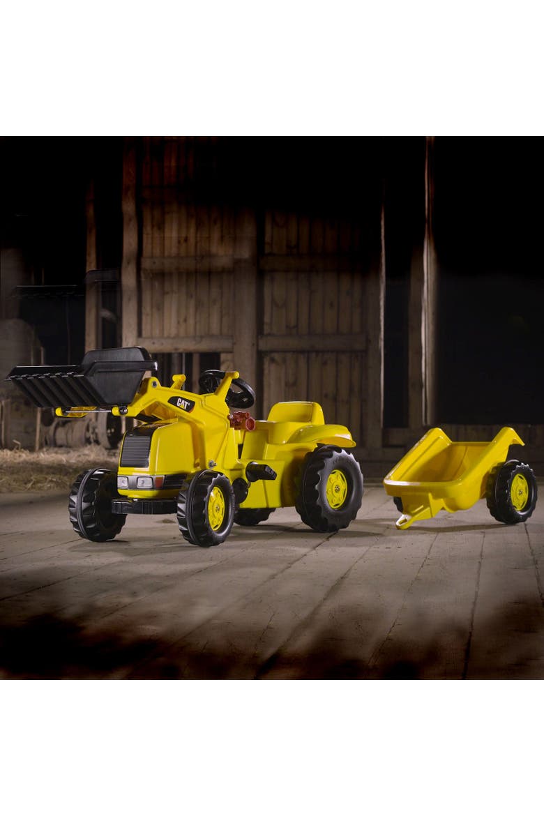 CAT®  Kid Tractor w/Trailer, Alternate, color, Yellow/Black