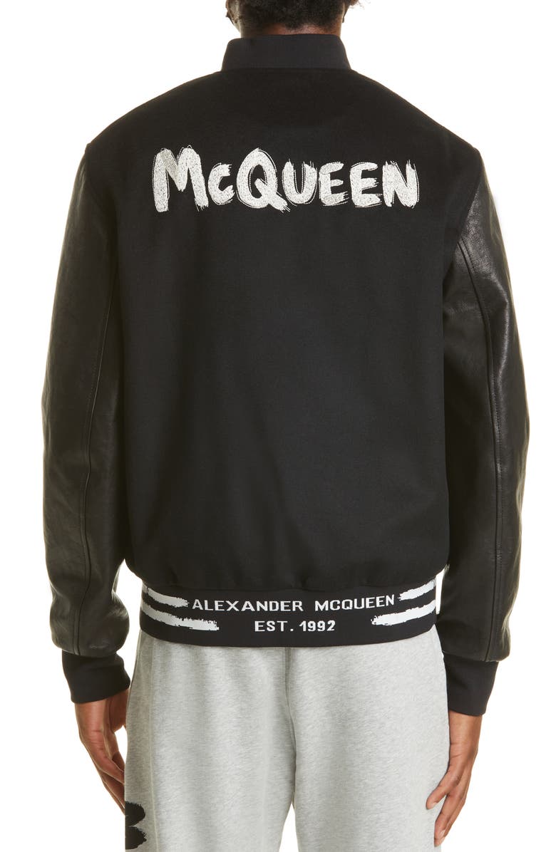McQueen Alexander McQueen Graffiti Graphic Joggers, Alternate, color, 