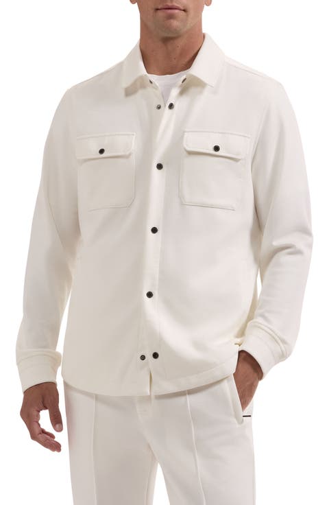 Soft Touch Knit Shirt Jacket