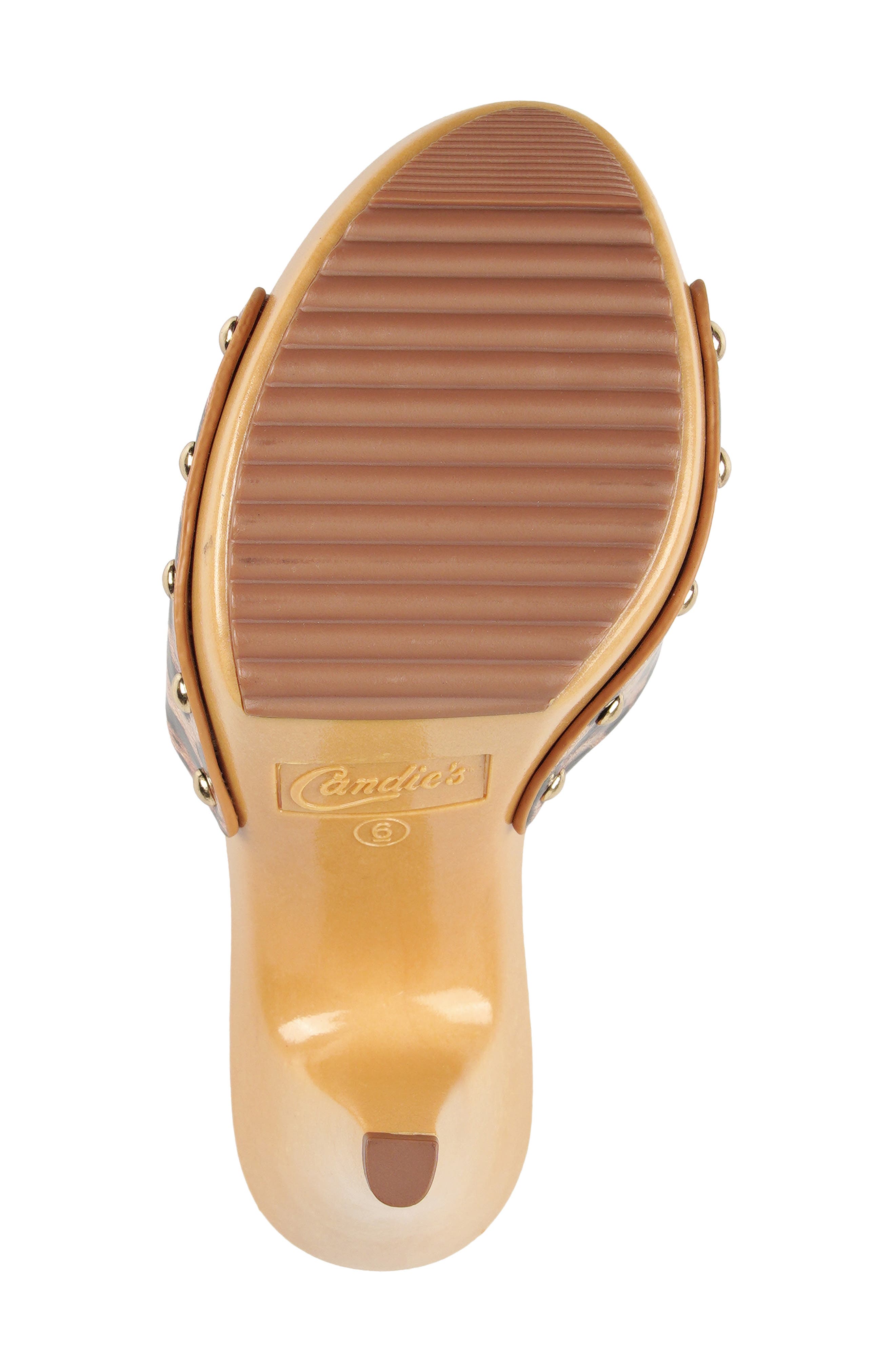 Candie's Lorenna Platform Sandal, Alternate, color, Leopard Print