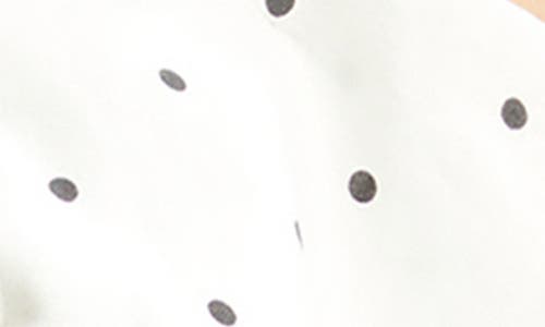 Bardot Vieda Bow Front Camisole In White Black Spot