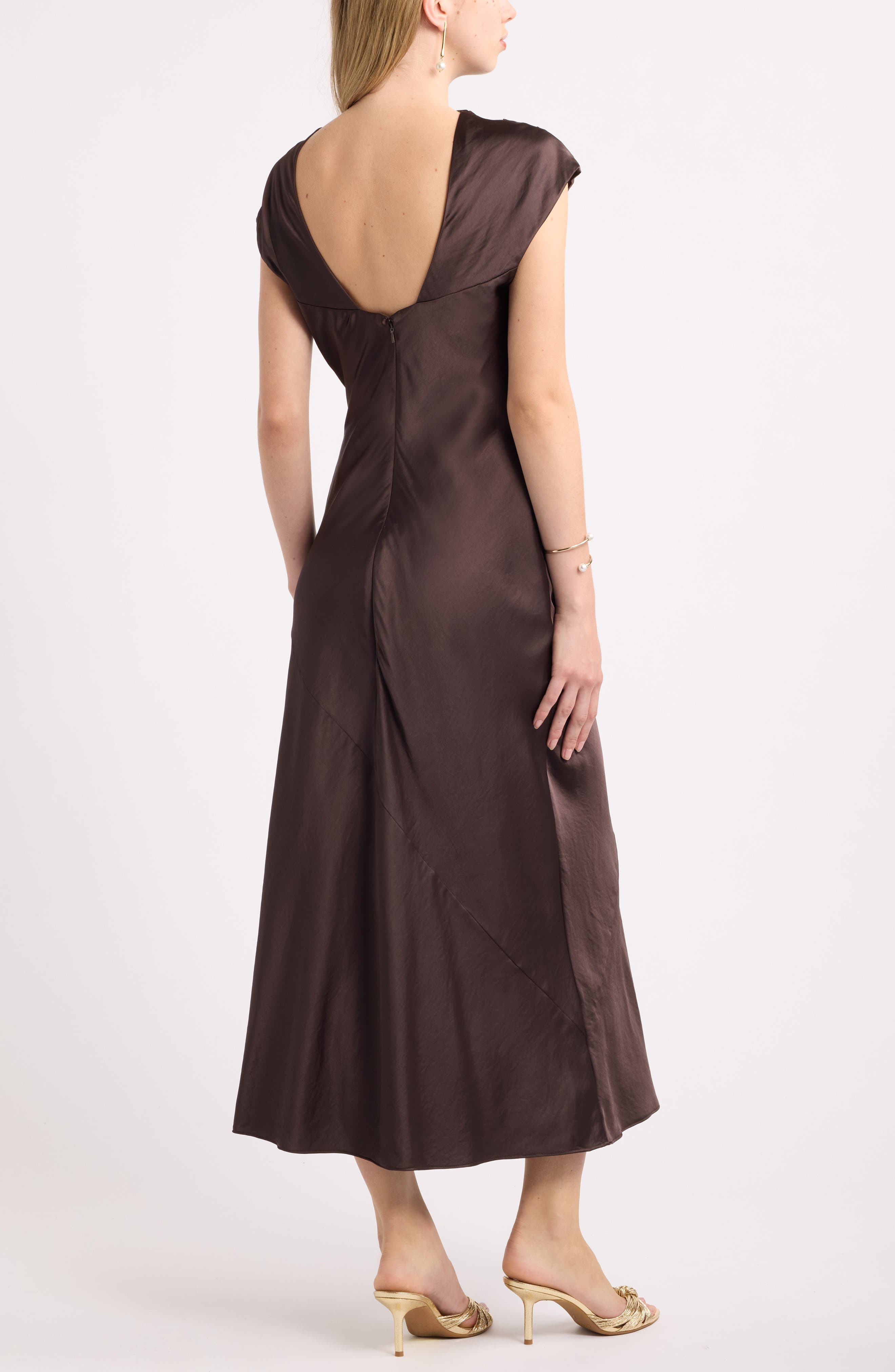 Chelsea28 Cowl Neck Column Midi Dress (Women) | Nordstrom