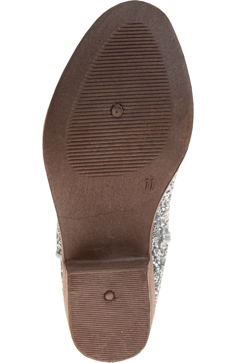 Kensie Girl Glittery Western Boots., Alternate, color, Silver Glitter