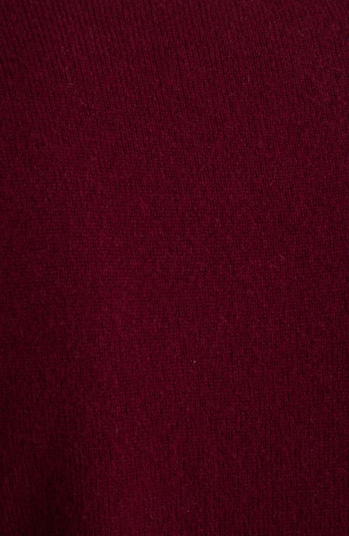 Isabel Marant Ilaria Twisted Merino Wool & Cashmere Sweater In Burgundy