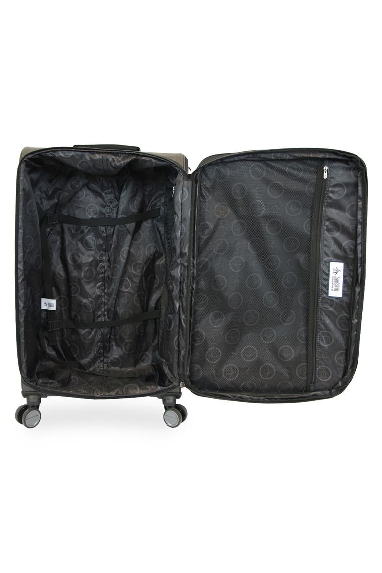 Hedge XL 3-Piece Softside Luggage Set, Alternate, color, BLACK CROSSHATCH