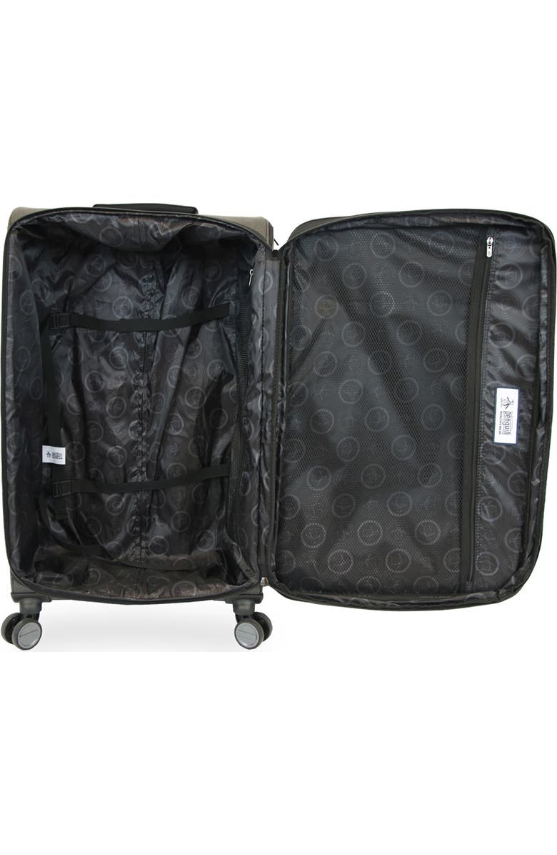 Original Penguin Hedge XL 3-Piece Softside Luggage Set, Alternate, color, Black Crosshatch