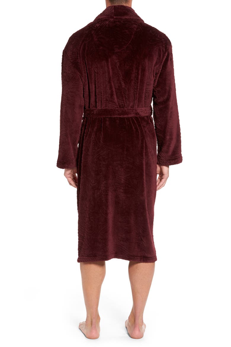 Midtown Robe, Alternate, color, BURGUNDY PAISLEY