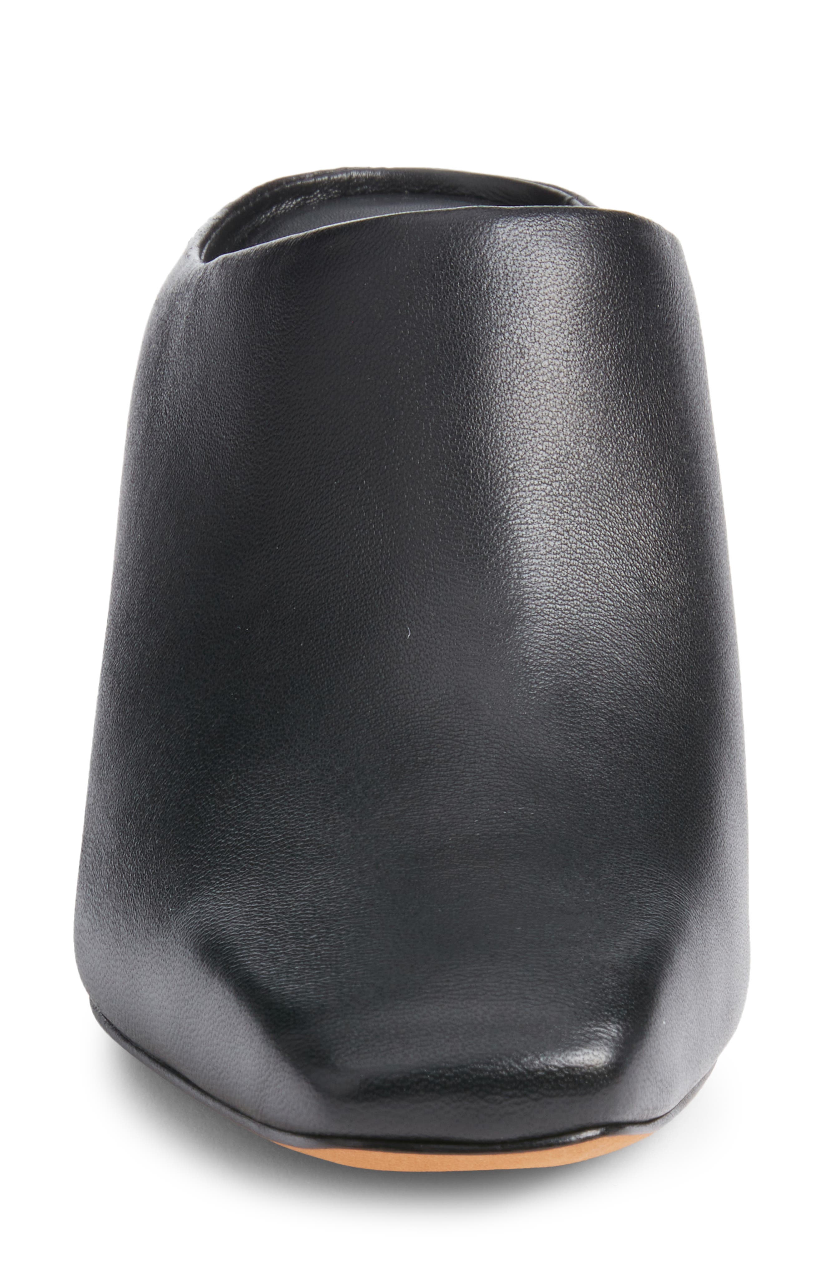 Benita Square Toe Clog, Alternate, color, BLACK