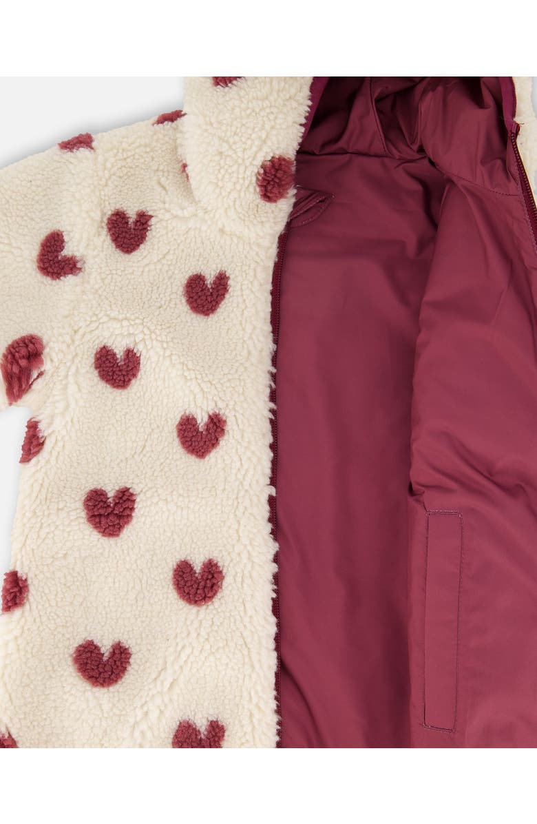 Deux par Deux Reversible Mid-Season Zip Front Jacket, Alternate, color, Purple Plum